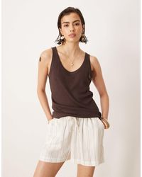 Mango - – trägertop aus 100% leinen - Lyst