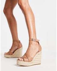 Steve Madden - – sivian – leder-espadrilles - Lyst