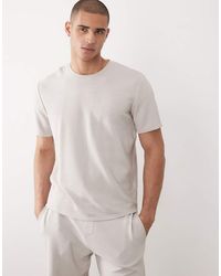 BOSS - Rib Co-ord Lounge T-shirt - Lyst