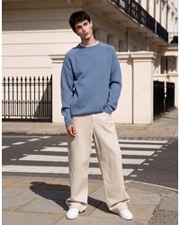 ASOS - Relaxed Compact Knit Sweater - Lyst