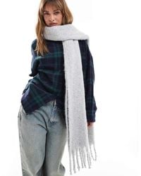 ASOS - Fluffy Tassel Scarf - Lyst