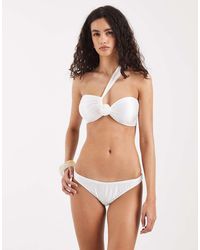 Vero Moda - Ruched Bum Brazilian Bikini Briefs - Lyst