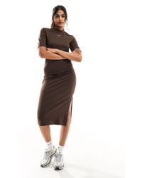 Nike - Essential Mini Swoosh Midi Dress - Lyst