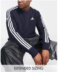 adidas Originals - Adidas Sportswear Essentials 3 Stripes Sweatshirt - Lyst