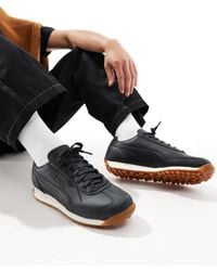 PUMA - Easy Rider Leather Trainers - Lyst