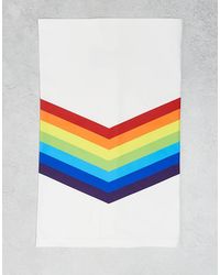 OOSC - Ski-Nekwarmer Met Regenboogprint - Lyst