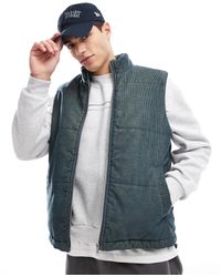 ASOS - Cord Gilet With Wash - Lyst