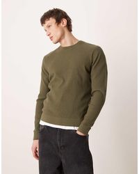 Mango - Cotton Mix Crew Neck Jumper - Lyst