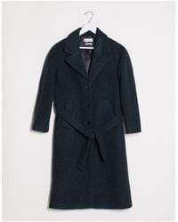 Mango Straight Coat - Green
