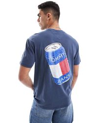 Tommy Hilfiger - Camiseta Con Estampado De Lata En La Espalda De - Lyst