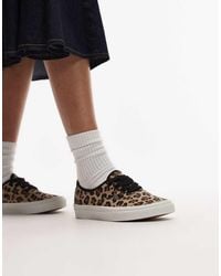 Vans - Zapatillas De Deporte Con Estampado De Leopardo De Authentic - Lyst