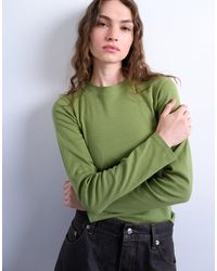 TOPSHOP - Long Sleeve Everyday Tee - Lyst