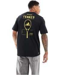 adidas Originals - Adidas - t-shirt avec imprimé tennis au dos - Lyst