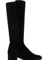 Dune - Wide Fit Tayla Suede Boots - Lyst