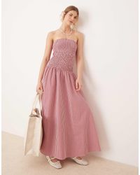 Glamorous - Shir Drop Waist Maxi Dress - Lyst