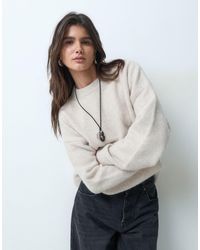 ASOS - Lockerer flauschiger pullover mit wolle - Lyst