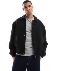Jack & Jones - – harrington-jacke aus wollmix - Lyst
