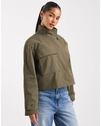 ONLY - Asymetric Short Trench - Lyst