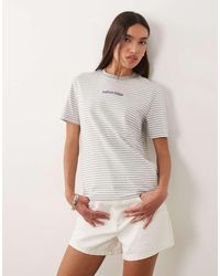 Calvin Klein - Classic Fit T-shirt With Flocked Logo - Lyst