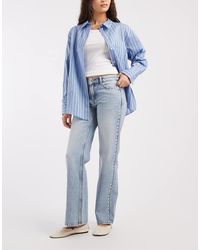 Mango - Teen Straight Jean With Stud Detail - Lyst