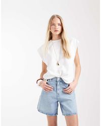 Levi's - High Waist baggy Denim Shorts - Lyst
