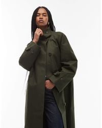 ARKET - Waxed Cotton Midaxi Trench Coat - Lyst