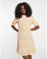 Nobody's Child - Serena Floral Mini Dress - Lyst