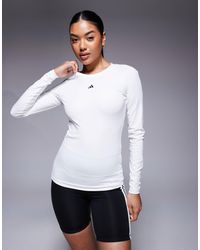 adidas Originals - Adidas Training Tech Fit Long Sleeve Top - Lyst