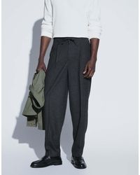 ASOS - Tailored Pull On Relaxed Tapered Trousers - Lyst