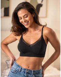 Pour Moi - Love To Lounge Cotton Non Wired Bra - Lyst