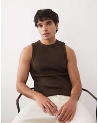 ASOS - Super Heavyweight Muscle Fit Singlet - Lyst