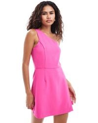 French Connection - Structured One Shoulder Dress - Lyst