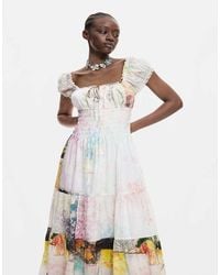 Desigual - Short Sleeve Dress 100% Cotton - Lyst