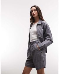 Obey - Olivia Plaid Short Co-Ord - Lyst