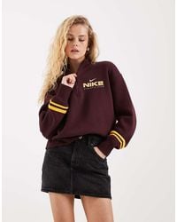 Nike - Varsity Quarter Zip Sweatshirt - Lyst