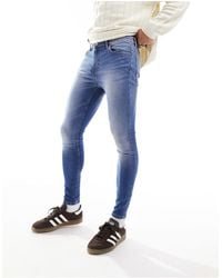ASOS - – spray-on-jeans mit power-stretch - Lyst