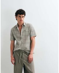 Barbour - Carrock Checked Seersucker Short Sleeve Summer Shirt - Lyst