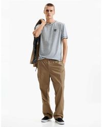 Desigual - Long Mixed-Fabric Trousers - Lyst