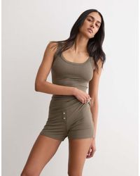 Intimissimi - Soft Lounge Short Ribbed Modal Pyjamas - Lyst