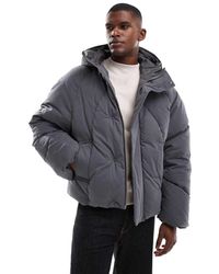 ASOS - Oversized Gewatteerd Jack Met Capuchon - Lyst