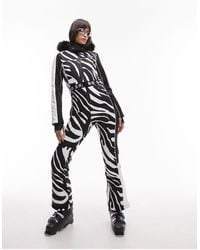TOPSHOP - Sno Ski Suit With Skinny Flare - Lyst