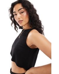 ASOS - Co-ord Linen Blend Sleeveless Top - Lyst