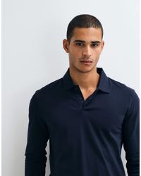 ASOS - Essentials Regular Fit Long Sleeve Polo Shirt - Lyst