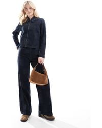Vero Moda - Remy Wide Leg Patchwork Jeans Co-Ord - Lyst