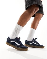 Vans - Rowley classic - sneakers navy con suola - Lyst