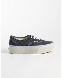 Vans - Authentic stackform sneaker mit schachbrettmuster - Lyst