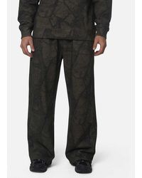 Good For Nothing - Oversized Cotton Fleece Camo Joggers - Lyst