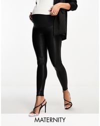 Spanx - Mama - leggings sculptant taille haute imitation cuir - Lyst