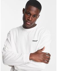 levis white long sleeve t shirt