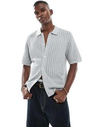 Jack & Jones - Gebreide Polo Met Knoopsluiting - Lyst